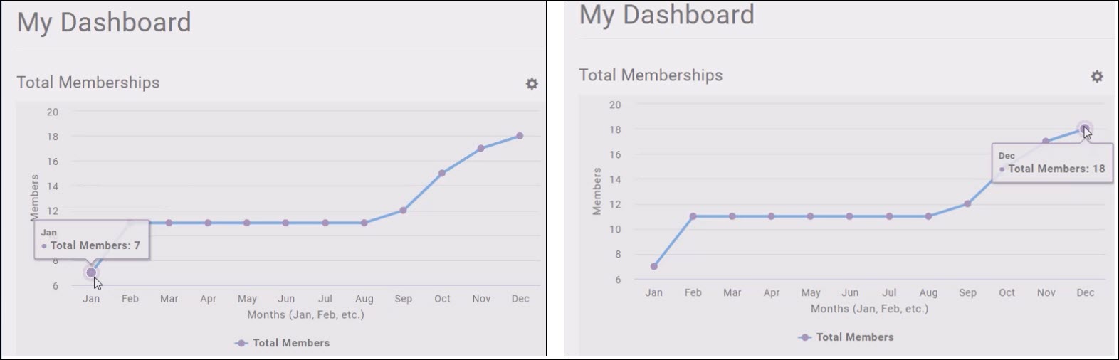 Total Membership chart